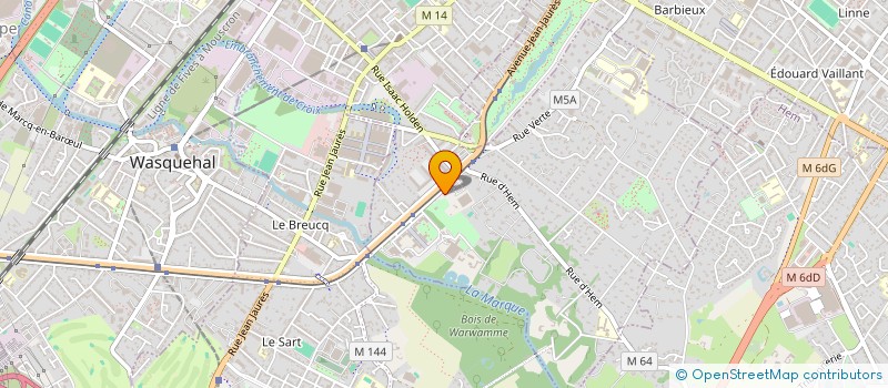 localisation de l'entreprise EXC à CROIX