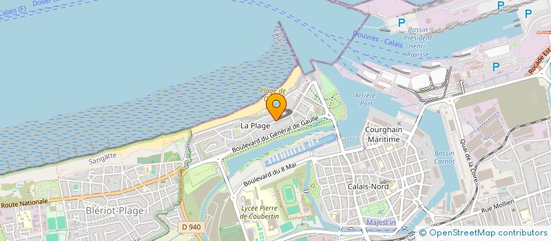 localisation de l'entreprise EXCAL  CALAIS