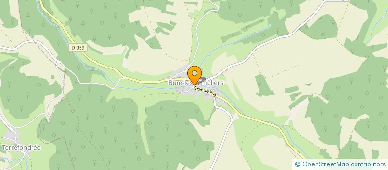 localisation de l'entreprise EXCALI'BURE  BURE-LES-TEMPLIERS