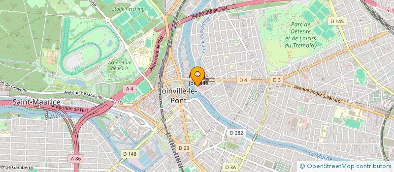 localisation de l'entreprise EXCALIBUR à JOINVILLE-LE-PONT