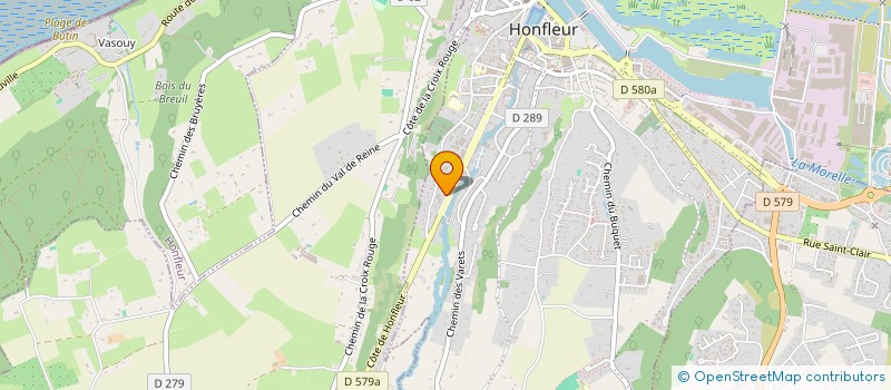 localisation de l'entreprise EXCALIBUR à HONFLEUR