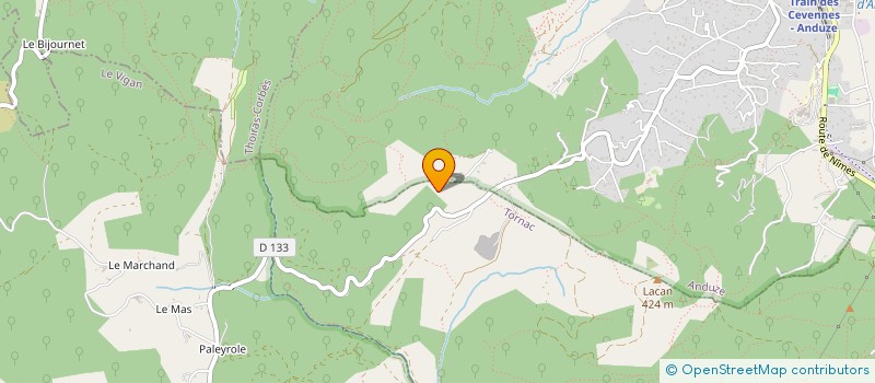 localisation de l'entreprise EXCALIBUR  TORNAC