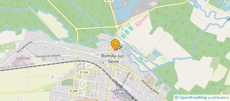 localisation de l'entreprise EXCALIBUR  ROMILLY-SUR-SEINE