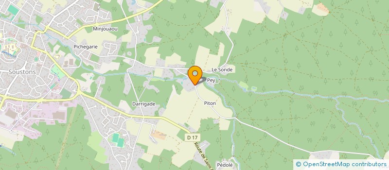 localisation de l'entreprise EXCALIBUR  SOUSTONS