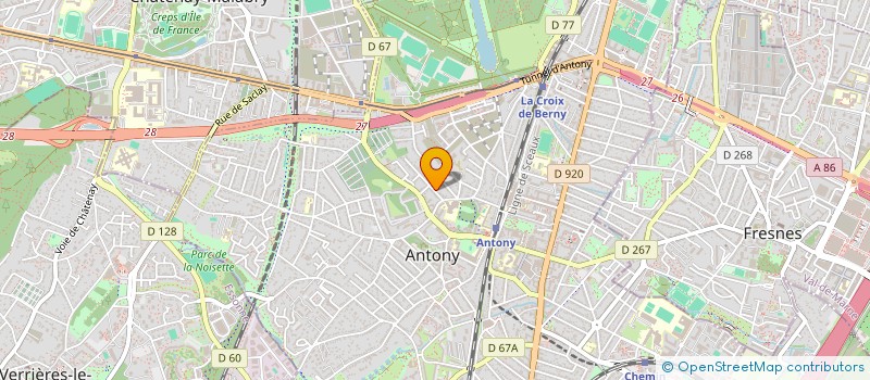 localisation de l'entreprise EXCALIBUR ILE DE FRANCE à ANTONY