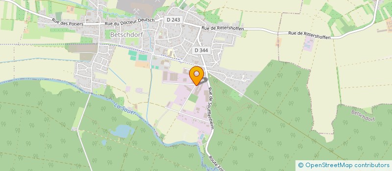 localisation de l'entreprise EXCEL AUTO 67  BETSCHDORF