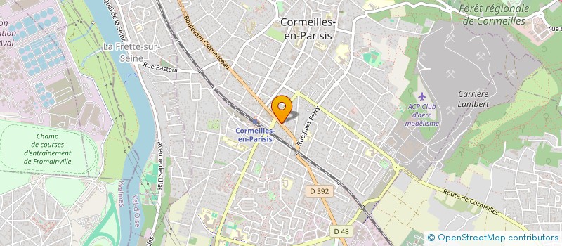 localisation de l'entreprise EXCEL AUTO 95 à CORMEILLES-EN-PARISIS