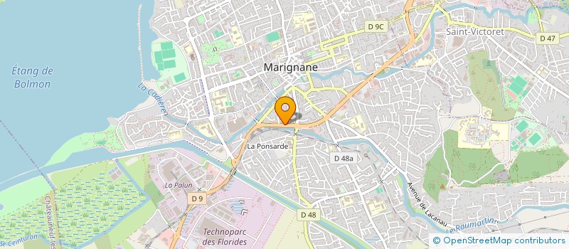 localisation de l'entreprise EXCEL AUTO SERVICE à MARIGNANE