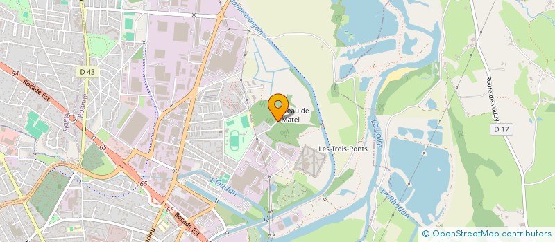 localisation de l'entreprise EXCEL BUSINESS  ROANNE