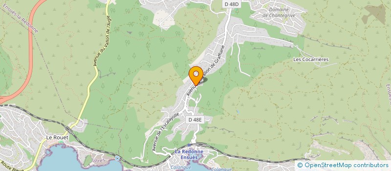 localisation de l'entreprise EXCEL CONSTRUCTIONS  ENSUES-LA-REDONNE