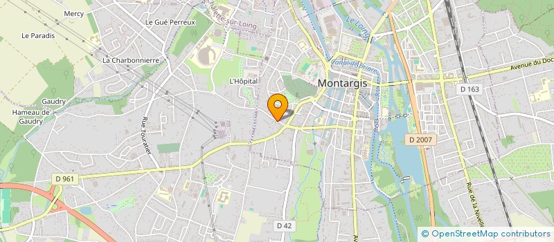 localisation de l'entreprise EXCEL DISTRIBUTION à MONTARGIS