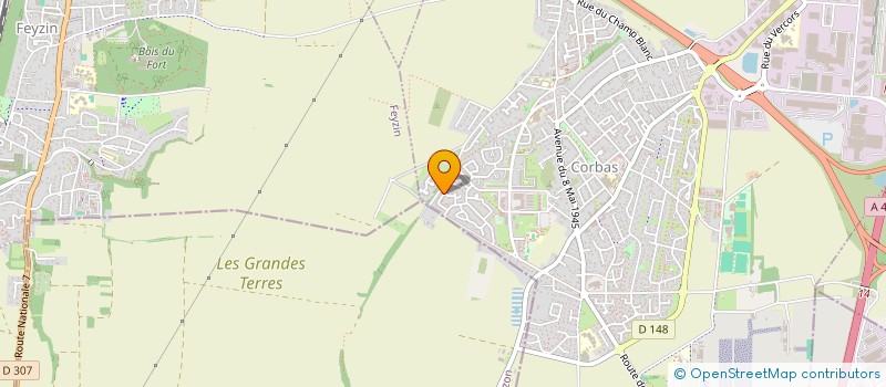 localisation de l'entreprise EXCEL'EQUIPEMENTS à CORBAS