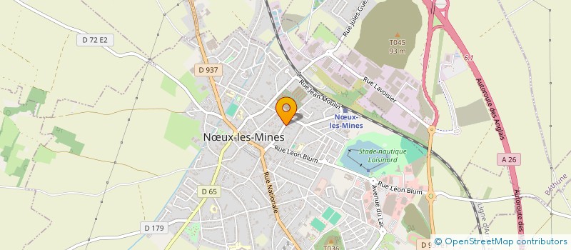 localisation de l'entreprise EXCEL FRITES à NŒUX-LES-MINES