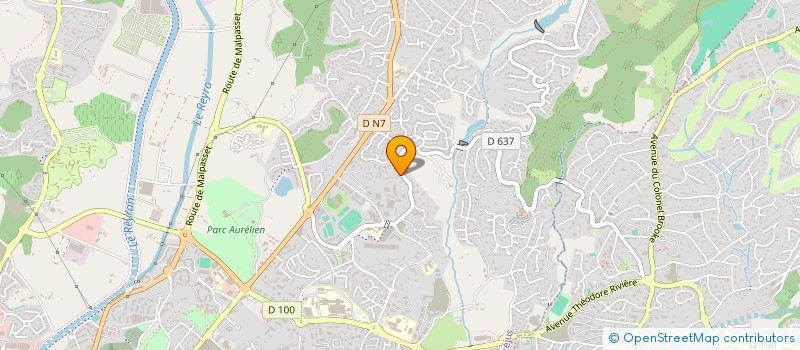 localisation de l'entreprise EXCEL'HOUSE à FREJUS