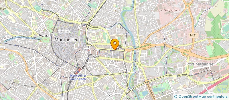 localisation de l'entreprise EXCEL IMMOBILIER à MONTPELLIER