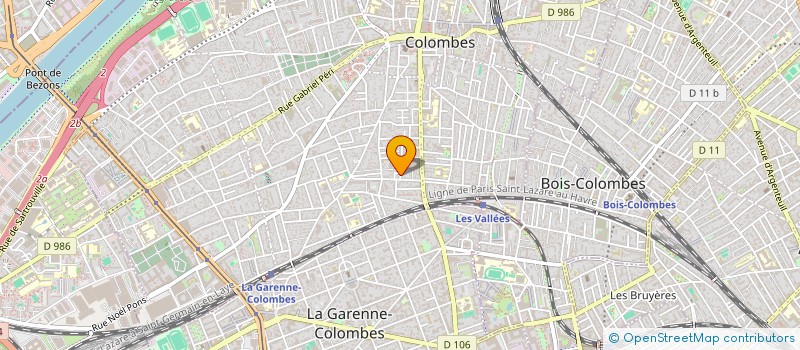 localisation de l'entreprise EXCEL INSTITUTE à COLOMBES