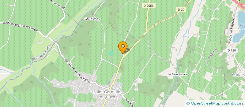 localisation de l'entreprise EXCEL MOTORS DRIVE  SAINT-GERMAIN-DU-PUCH