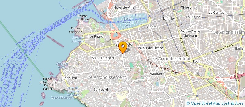 localisation de l'entreprise EXCEL NAUTIQUE à MARSEILLE