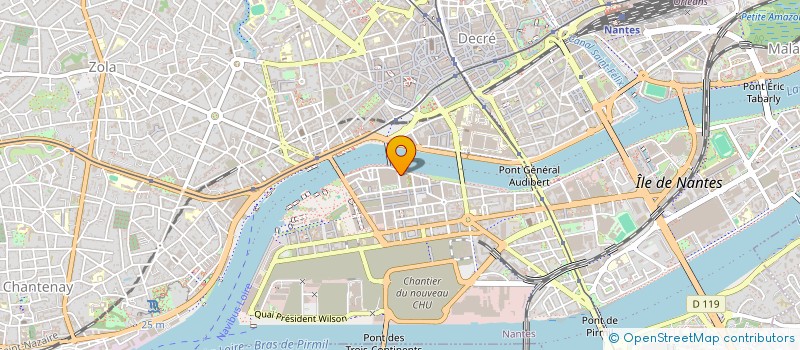 localisation de l'entreprise EXCEL OUEST à NANTES