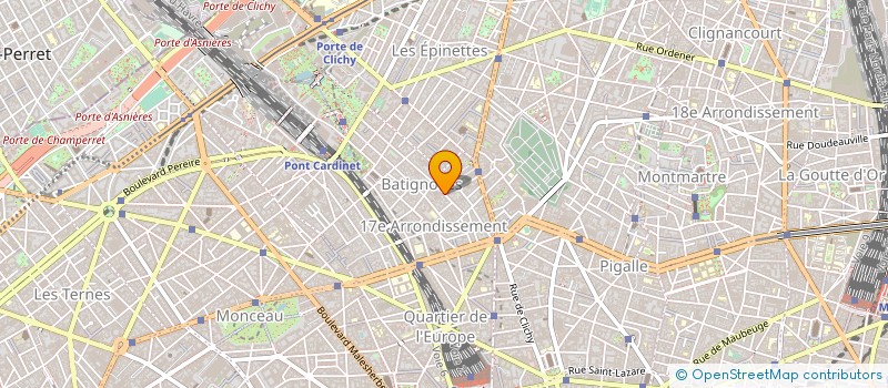 localisation de l'entreprise EXCEL PAVAGE à PARIS