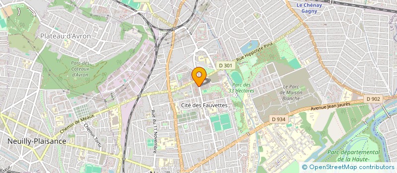 localisation de l'entreprise EXCEL PIZZA à NEUILLY-SUR-MARNE