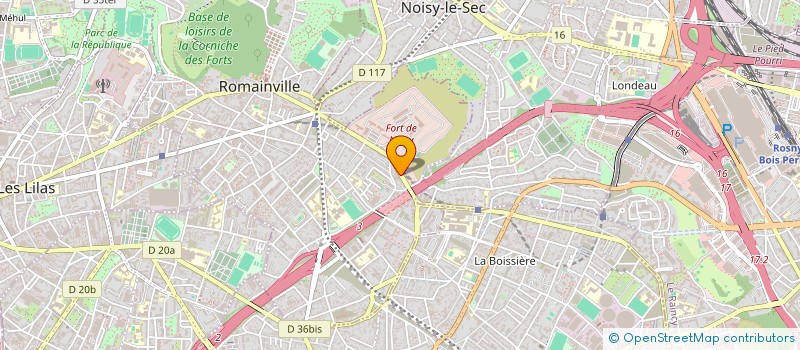 localisation de l'entreprise EXCEL PRO  ROMAINVILLE