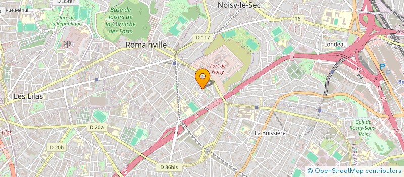 localisation de l'entreprise EXCEL SERVICE JEAN  ROMAINVILLE