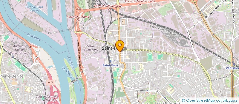localisation de l'entreprise EXCEL TRANS à SAINT-FONS