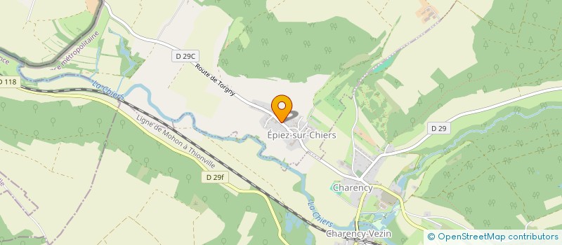 localisation de l'entreprise EXCEL VINS  EPIEZ-SUR-CHIERS