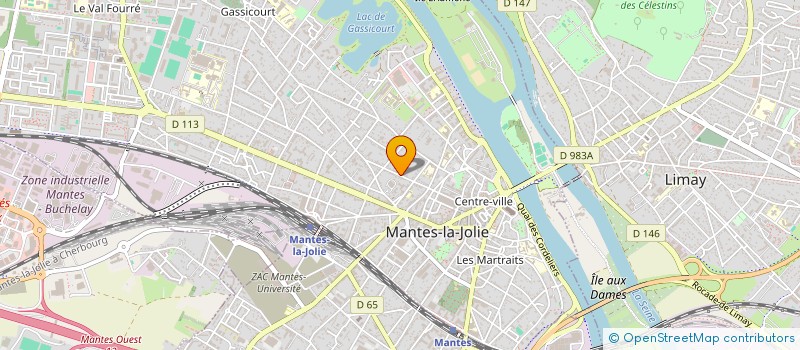 localisation de l'entreprise EXCELDEM à MANTES-LA-JOLIE