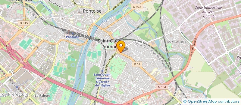 localisation de l'entreprise EXCELE TELECOM à SAINT-OUEN-L'AUMONE