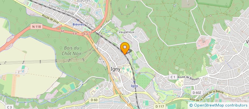 localisation de l'entreprise EXCELIA à IGNY