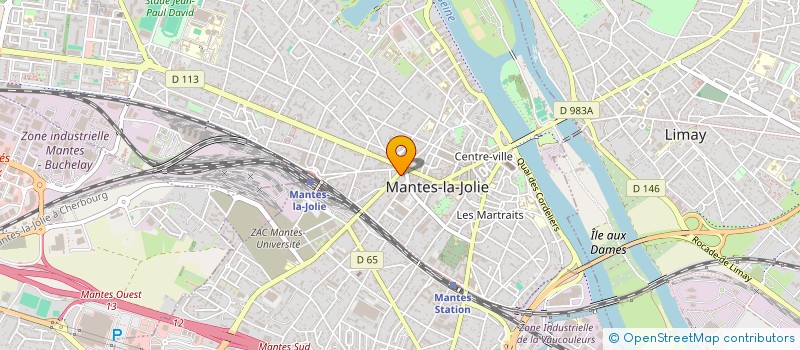 localisation de l'entreprise EXCELIASS  MANTES-LA JOLIE