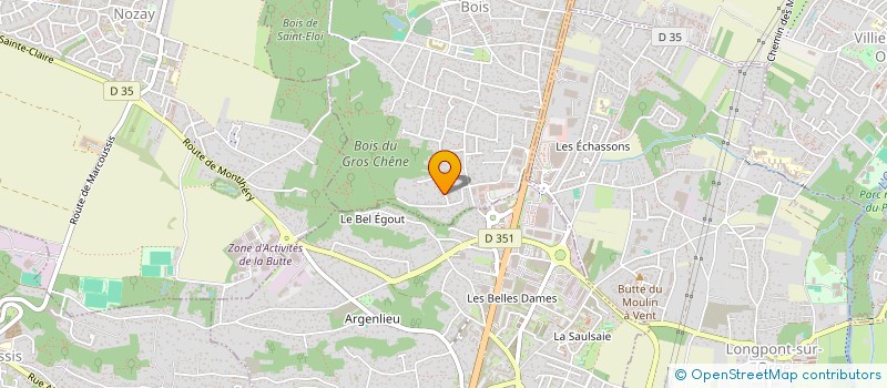 localisation de l'entreprise EXCELL'AIR  LA VILLE-DU-BOIS