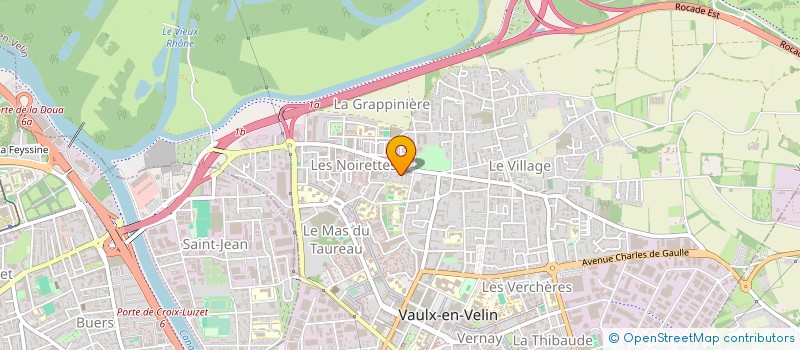 localisation de l'entreprise EXCELL'BAT  VAULX-EN-VELIN