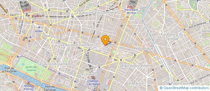 localisation de l'entreprise EXCELL COURSES à PARIS