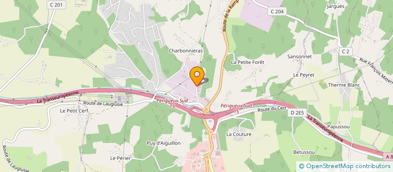 localisation de l'entreprise EXCELL DIAG à COULOUNIEIX-CHAMIERS