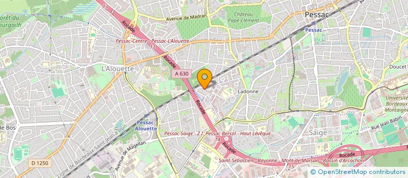 localisation de l'entreprise EXCELL FIBRE à PESSAC