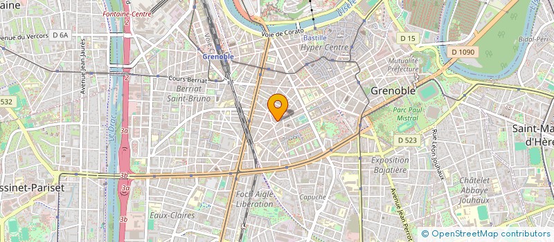 localisation de l'entreprise EXCELL FORMATION  GRENOBLE