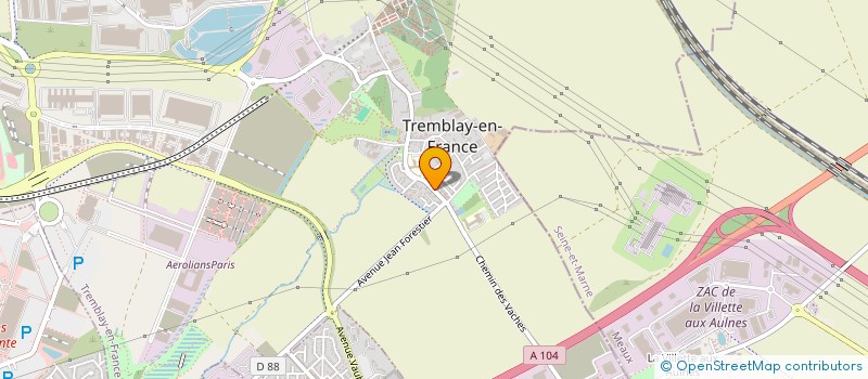 localisation de l'entreprise EXCELL RENOVATION à TREMBLAY-EN-FRANCE
