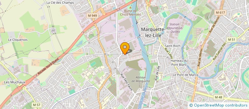 localisation de l'entreprise EXCELLCLEAN  MARQUETTE-LEZ-LILLE