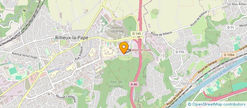 localisation de l'entreprise EXCELLCOM à RILLIEUX-LA-PAPE