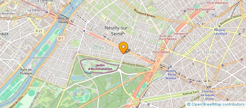 localisation de l'entreprise EXCELLEC à NEUILLY-SUR-SEINE