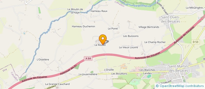 localisation de l'entreprise EXCELLEFOURRAGE  SOULEUVRE EN BOCAGE