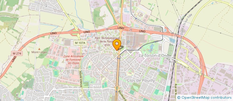 localisation de l'entreprise EXCELLENCE 2025 à DIJON