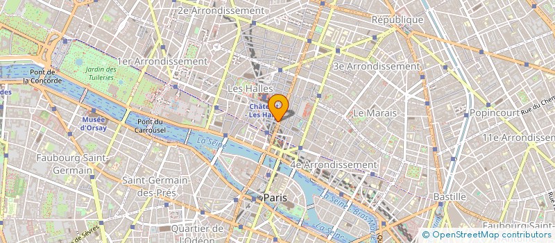 localisation de l'entreprise EXCELLENCE  PARIS