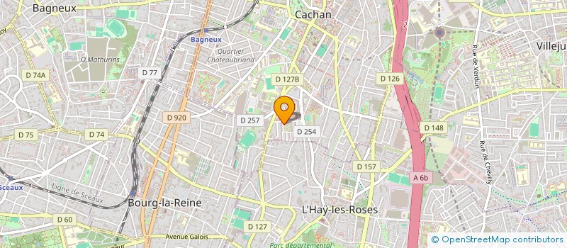 localisation de l'entreprise EXCELLENCE à CACHAN