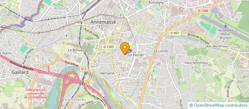 localisation de l'entreprise EXCELLENCE à ANNEMASSE