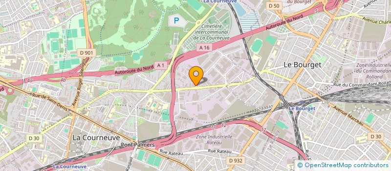 localisation de l'entreprise EXCELLENCE à LA COURNEUVE