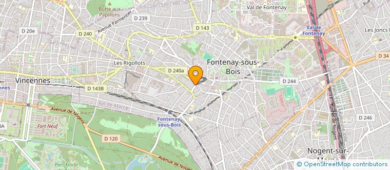 localisation de l'entreprise EXCELLENCE à FONTENAY-SOUS-BOIS